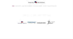 Desktop Screenshot of nautic-yachting.com